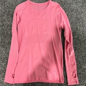 Lululemon Athletica Pink Swiftly Tech Long Sleeve